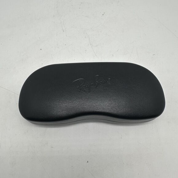 Ray-Ban Black Hard Shell Glasses Sunglasses Case W Cloth Replacement New - Picture 3 of 4